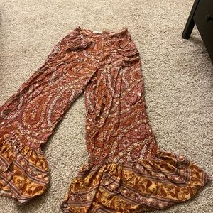 Boho flare pants